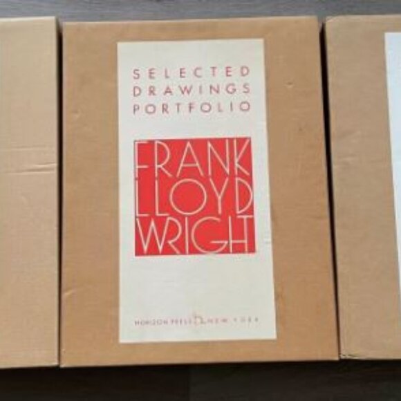Frank Lloyd Wright : Selected Drawings Portfolios Volumes 1,2 & 3 - Picture 1 of 1